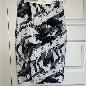 Banana Republic Abstract Pencil Skirt